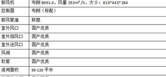 新风系统的价格因素