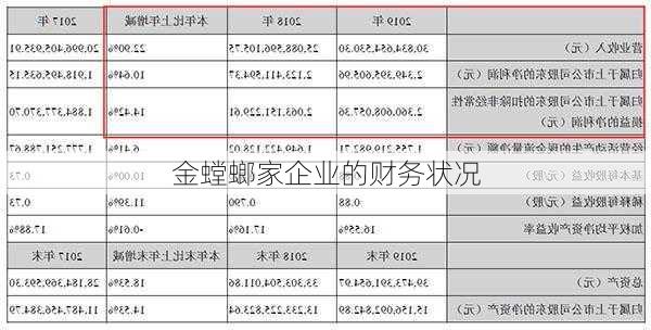 金螳螂家企业的财务状况