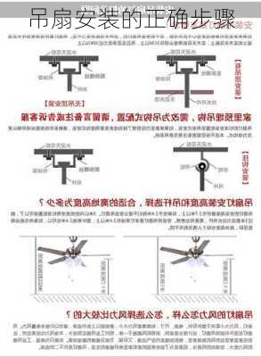 吊扇安装的正确步骤