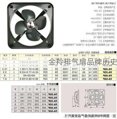 金羚排气扇品牌历史