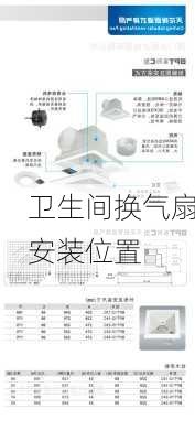 卫生间换气扇安装位置