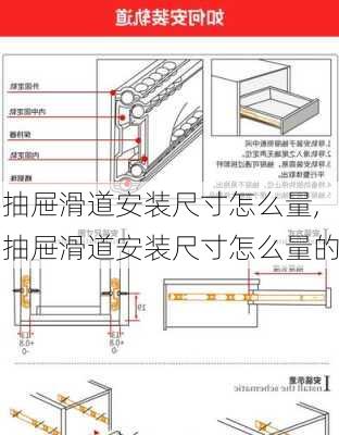 抽屉滑道安装尺寸怎么量,抽屉滑道安装尺寸怎么量的