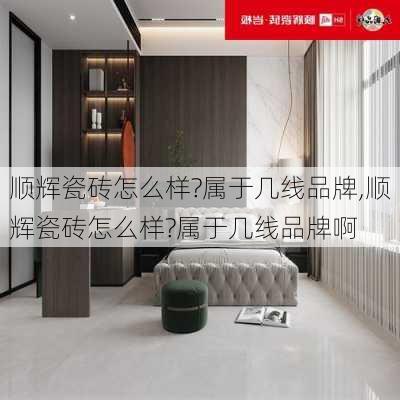 顺辉瓷砖怎么样?属于几线品牌,顺辉瓷砖怎么样?属于几线品牌啊