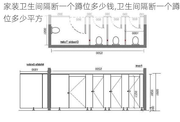 家装卫生间隔断一个蹲位多少钱,卫生间隔断一个蹲位多少平方