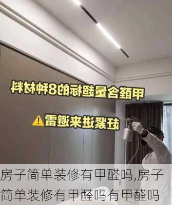 房子简单装修有甲醛吗,房子简单装修有甲醛吗有甲醛吗