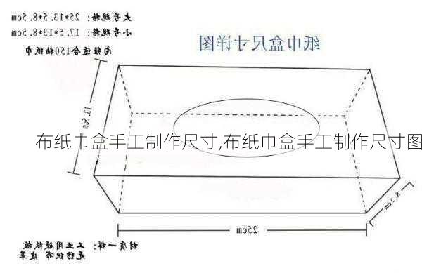 布纸巾盒手工制作尺寸,布纸巾盒手工制作尺寸图