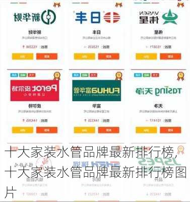 十大家装水管品牌最新排行榜,十大家装水管品牌最新排行榜图片