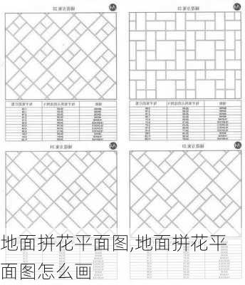 地面拼花平面图,地面拼花平面图怎么画