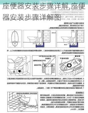 座便器安装步骤详解,座便器安装步骤详解图