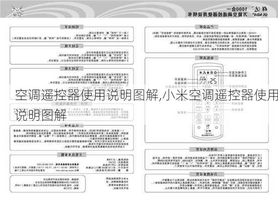 空调遥控器使用说明图解,小米空调遥控器使用说明图解