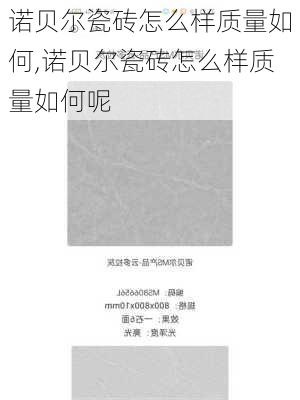 诺贝尔瓷砖怎么样质量如何,诺贝尔瓷砖怎么样质量如何呢