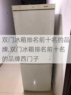 双门冰箱排名前十名的品牌,双门冰箱排名前十名的品牌西门子