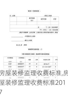 房屋装修监理收费标准,房屋装修监理收费标准2017