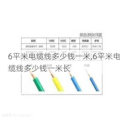 6平米电缆线多少钱一米,6平米电缆线多少钱一米长