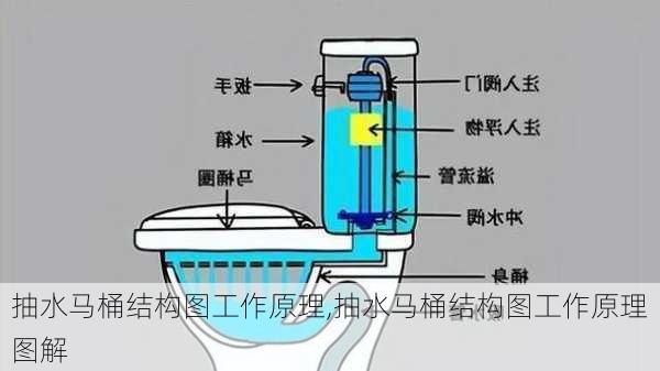 抽水马桶结构图工作原理,抽水马桶结构图工作原理图解